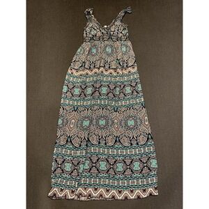 Apricot Paisley Maxi Dress‎ Size 8